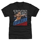 500 LEVEL Tom Aspinall UFC Men's Premium T-Shirt - Tom Aspinall Punch WHT (Tri Black, Large)