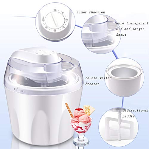 ALY Perfect Eismaschine, Eiscreme Maschine Speiseeismaschine Sorbet Maschine, Frozen Yoghurt Maschine, Eiswürfelbehälter… – Bild 6