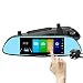 Produktbild Auto Dash Cam DVR Full HD 1080P 7,0 Zoll 170 ° Touch Video Recorder Kamera Dual Lens Nachtsicht mit Rückfahrkamera Auto