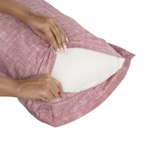 Image of Wakefit 100% Cotton Pillow Cover Set of 4 | 200 TC Soft & Breathable Pillow Cases | Standard Size 18 x 27 Inch | Skin Friendly, Durable & Gentle Machine Washable | Florenza