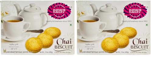 Image of Karachi Bakery Chai Biscuit, 400g (Pack of 2)