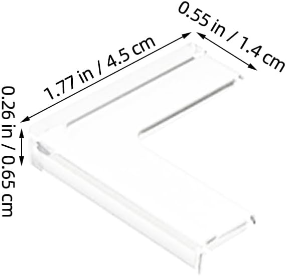 Baby Safety Corner Protectors 8 Pack Silicone Edge Guards Soft Non Adhesive Anti-Collision Sleeves for Window and Furniture Corner Guards Childproof Table Bumper 1.77X0.55X0.25 in