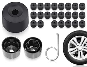 ZoeTekway Nakładki na Śruby Kół 17 mm 23 szt.