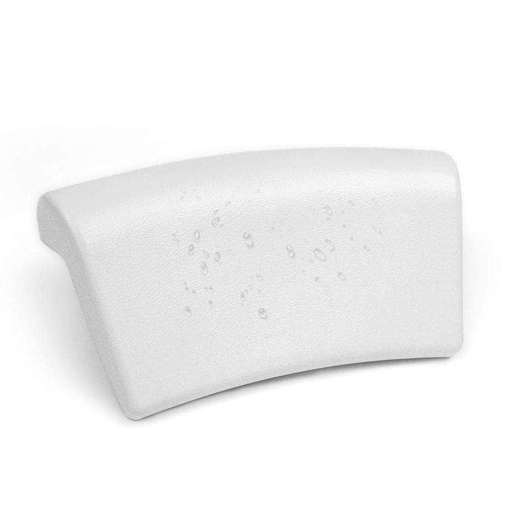 Almohadas de baño Almohada de baño negra/blanca Reposacabezas de la bañera Soporte para el cuello Espalda Accesorios cómodos para el soporte de la bañera-Cojín blanco para la bañera (Color : Black) (W
