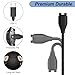for Garmin Watch Charger - Charging Cable for Garmin Vivoactive 6 5 4, Forerunner 970 965 265 255 165 55, Fenix 8 7 6 5 E, Instinct 3 2, Venu 3s 3 2 X1, Approach S70 S62 S50, Tactix 8 7 Pro