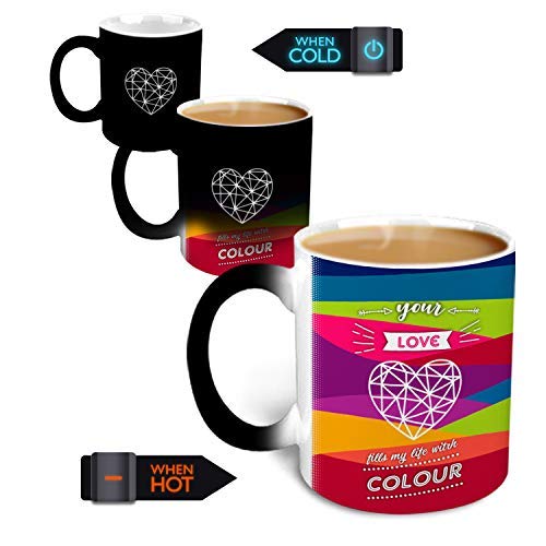 Taza de cerámica Krishna de 315 ml | Modelo Tazas-Ley-039 personalizada