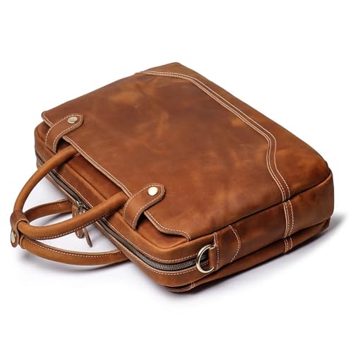 Porte-documents en cuir grand volume pour organiser vos dossiers de bureau - 4