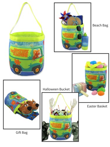 Panier pliable Scooby-Doo Mystery Machine bleu en nylon taille unique - 7