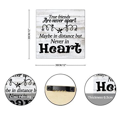 Plaque murale rustique en bois de qualité supérieure, format 30,5 cm - 3