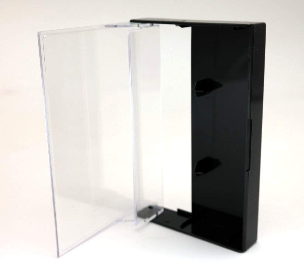Black/Clear Cassette Case (10 Pack)