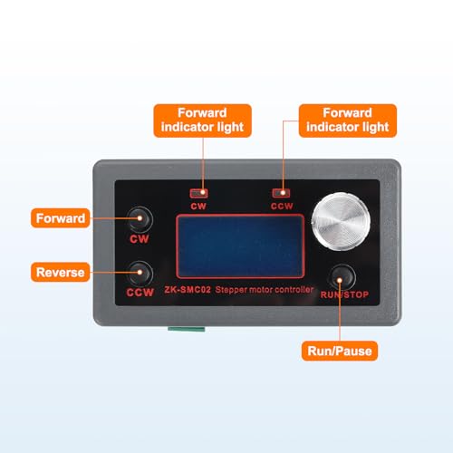 Controlador de motor de marcha atrás de 5 a 30 V CC módulo de control de codificador gris 4
