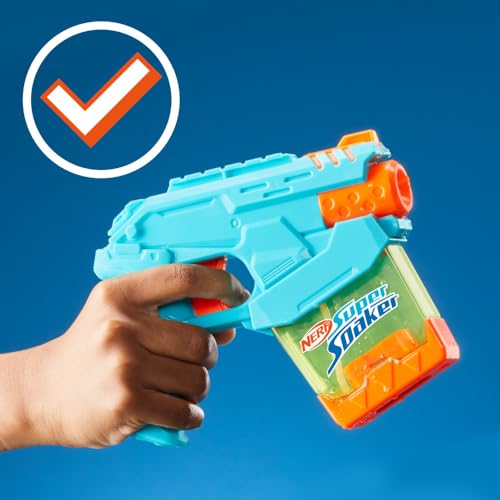 Nerf Super Soaker Mini Dunk-Fill Wasserblaster, klein & handlich (auch zum Mitnehmen) und einfach zu befüllen, Outdoorspielzeug für Jungen und Mädchen ab 6 Jahren