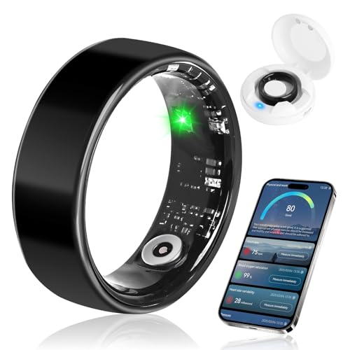 YULUCKGO Smart Ring Fitness Tracker Ring for Women,Health Heart Rate Ring with Activity Tracker...