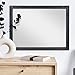 Altair Design Ivy 48" Rectangular Bathroom Wood Framed Wall Mirror in Brown Oak