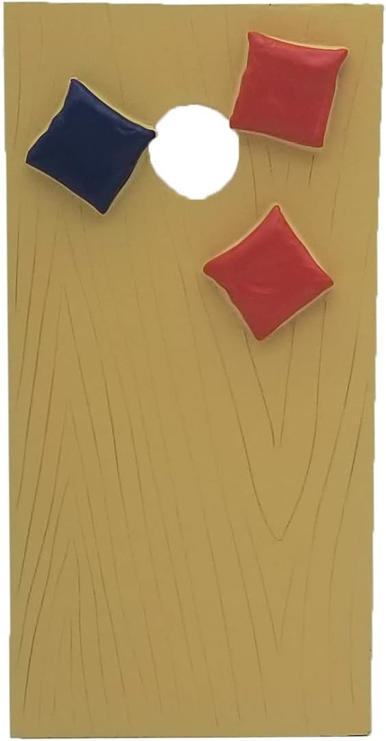 Decade Awards Cornhole Board Trophy - 7.875 Inch Tall | Engraved Bean Bag Toss Award - Customize Now