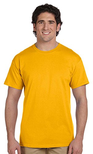 Image of Gildan Men's Ultra Cotton Tee, Orange, Large