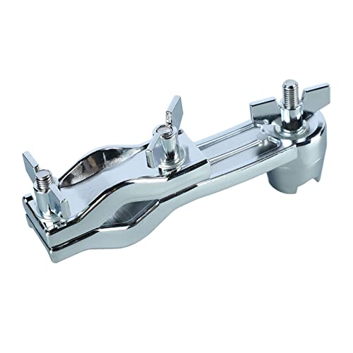 Abrazadera para Batería de Metal con Ángulo Ajustable, Clip para Platillo, Multifuncional y Ahorra Espacio, para Partes de Batería e Instrumentos de Percusión