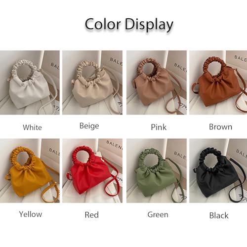 Mini Handbags Purses for Women y2k Purse Womens Handbag Shoulder Purses Cute Leather Small Shoulder Bag 5