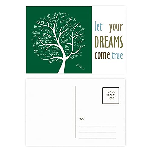 Cartes postales calculus Dream Come True pour décorer votre bureau et vos carnets