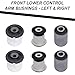 AUTOACER - Suspension Kit 12 Pcs - Front Upper & Lower Control Arm Bushes + Front & Rear Strut Mounts Left & Right for Cayenne 2003-2010, Q7 2007-2015, VW Touareg 2004-2010