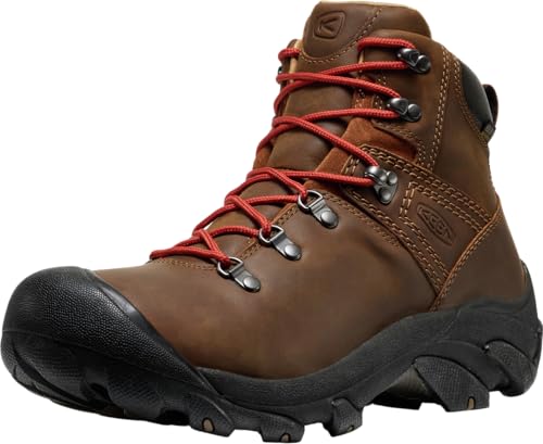 KEEN Men's Pyrenees Mid Height Waterproof Hiking Boots, Syrup, 10.5 US