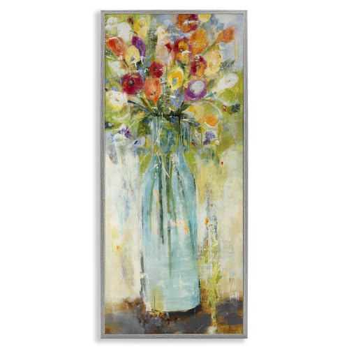 Stupell Industries 'Rustic Spring Bouquet Abstraction'| Framed Giclee Art