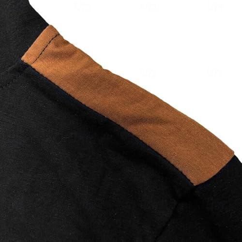 Cambkatl Men's Quarter Zip Hooded Sweatshirt Stylish Pullover Casual Long Sleeve Hoodies with Arm Zipper Pocket4