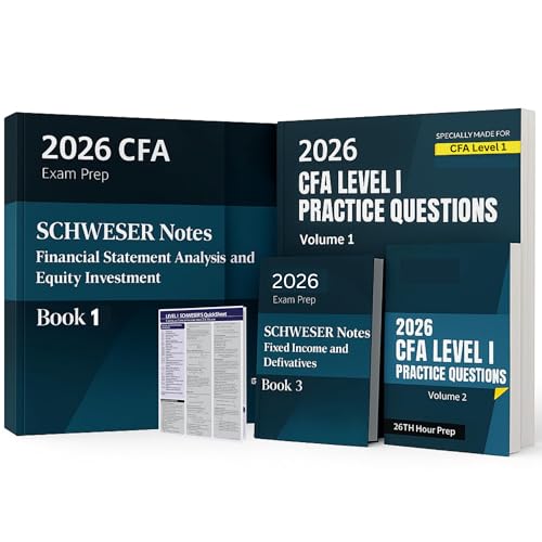 Image of 2026 CFA Level 1 study material with 4 Syllabus Guides, 2 Question Banks | cfa level 1 books 2026 - Full syllabus with Question bank