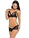 Avidlove Women Nightwear Lace Babydoll Bralette Lingerie Mini Teddy Mesh Chemise Black...