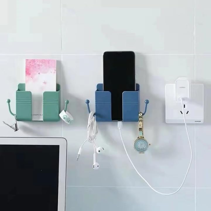 5 Soportes de Pared inalámbricos para teléfonos móviles, Soportes para Cargadores de móviles, Soportes para Ver Series en la Cocina y el baño, Apto para duchas y mesitas de Noche
