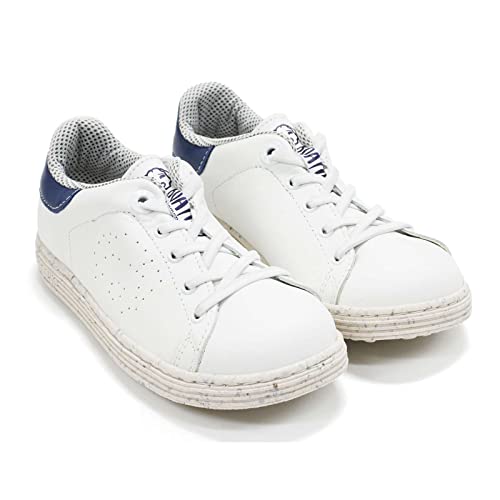 Boys Ds 001 Sneakers, White Navy,2 M US
