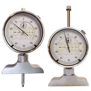 Dbm Amazon Dial Indicator Depth Gage Hardened Gauge Measuring Range 0-22" Reading 0.001" #TOP3