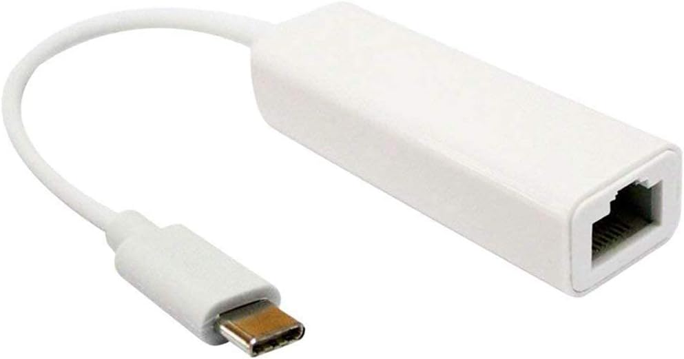 USB-C to Ethernet NIC Type-C to RJ45 LAN Network Dongle Connector, 3 to Network Adapter for