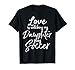 Love is Watching my Daughter Play Soccer Vintage Mom Shirt T-Shirt
