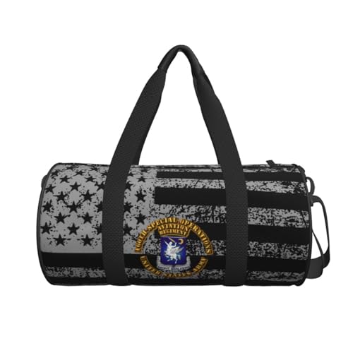 160th Special Operations Aviation Regiment Convertible Garment Bag with Shoulder Strap, Carry on Garment Duffel Bag for Men - Rolling Foldable for Travel Luggage Bags (Black)2