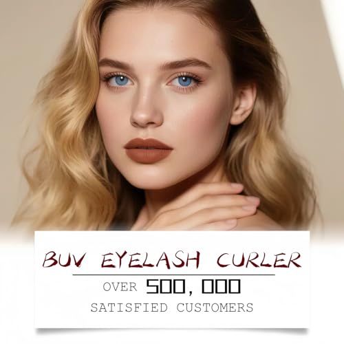 2025 Upgraded Heated Eyelash Curler – Fast 5s Heat-Up, USB Rechargeable Electric Eyelash Curler, 3 Temperature Modes, LED Display, Anti-Burn, 24H Long-Lasting Curl, Perfect Gift for Women (Red)