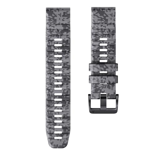 Bracelet silicone de rechange 26mm compatible Garmin Forerunner 955 et 945 - 7