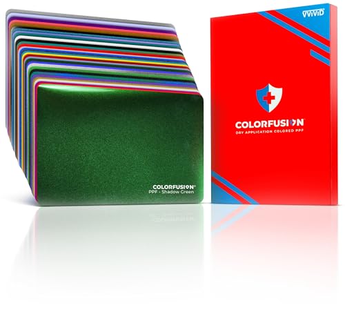 Image of ColorFusion PPF by VViViD, The Ultimate Cosmetic Hybrid Application Paint Protection Film Sample Book