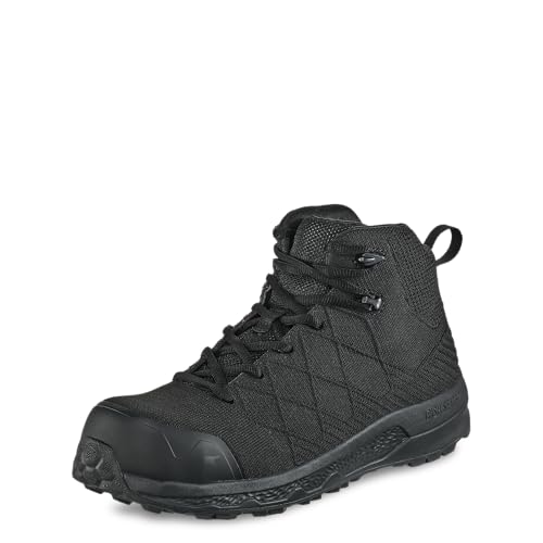 Irish Setter, Nisswa, Women’s, 5”, Slip Resistant, Non-Metallic Safety Toe, Work Boot, Black, 10 B (Medium)