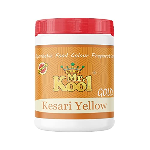 Image of Mr.Kool Kesari Yellow Edible Food Color Powder 20 Gm