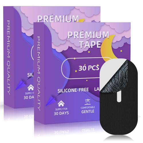 ENESNES 60 Pack, Painless Removal Pre-Cut Adhesive STRI.ps, Strong Yet Gentle, Perfect for Sports, Book, Bowling,Etc. (Black-with Hole)