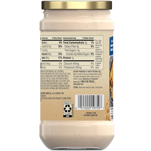 Image of Prego Homestyle Alfredo Pasta Sauce, 14.5 oz Jar