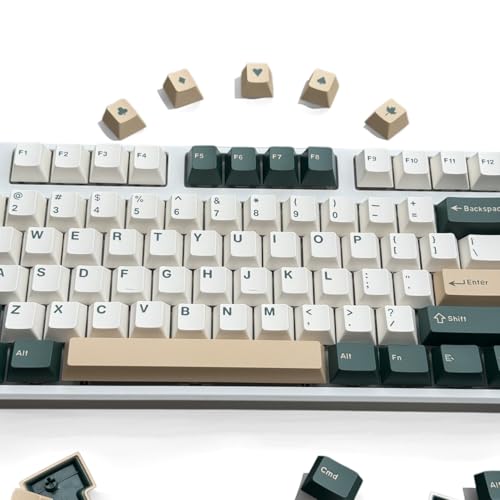 Keycaps de style minimaliste pour clavier de bureau et espace setup minimal - 6