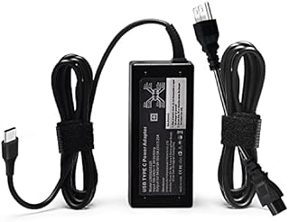 65W 45W USB Type C Charger for Dell Chromebook 3100 3500 3400 3300 5190 2-in-1,Dell Latitude 5300 5400 7200 7300 7400 HA45NM180 LA65NM190 USB-C US Power Supply Charging Cord