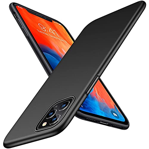 TORRAS Magnetic Slim Fit for iPhone 17 Pro Case 6.3 inch, Ultra-Thin, Compatible with MagSafe, Lightweight Matte Anti-Scratch Hard PC Cover Phone Case for iPhone 17 Pro OriginFit, Black 1-Bl