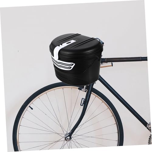 TOGEVAL 電動自転車用ロック付きフロントバスケット 大容量耐久性収納ホルダー 防水設計で安定装着可能 ユニバーサルフィット