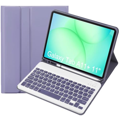 Étui clavier Bluetooth pour Samsung Galaxy Tab A11+ 11" SM-X310 protection intégrale