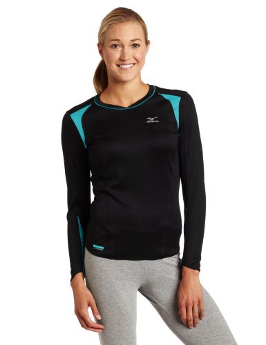 T-Shirt Mizuno Breath Thermo Crew contre le froid running femme