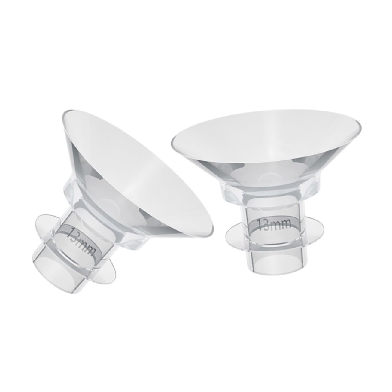 HEALSOPTHY Breast Pump Flange Insert Kit for Wearable Electric Pumps, Silicone Small Flange Inserts 13mm Size, Accessories for Nursing Mothers, 2pcs Set