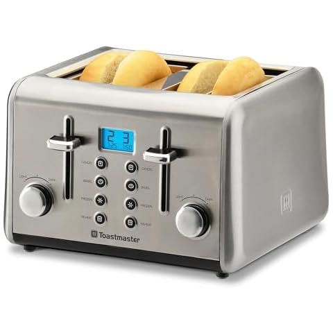 Toastmaster 4-Slice Digital Stainless Steel Toaster Cover